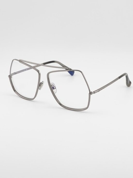 Max Mara MM5118-B 014 Eyeglasses Silver 58mm Square Frame main image 10